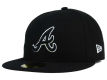 	Atlanta Braves New Era 59Fifty MLB Black and White Fashion	