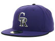 	Colorado Rockies New Era 59Fifty MLB Authentic Collection	