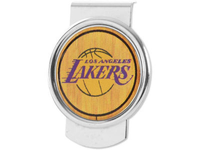 Discount Luggage  Angeles on Los Angeles Lakers 35mm Money Clip Locker Room At Lids Com