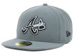 	Atlanta Braves New Era 59Fifty MLB Gray BW Cap	