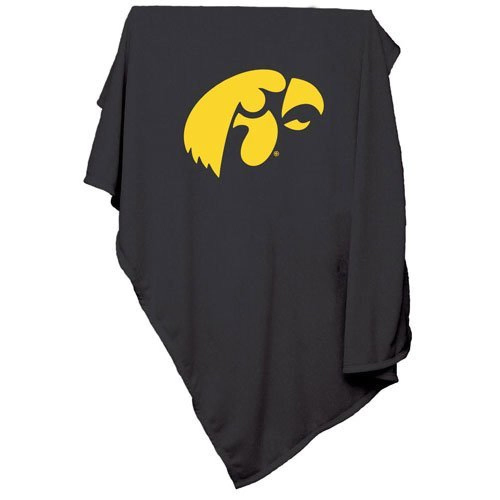Iowa Hawkeyes Logo Chair NCAA Sweatshirt Blanket