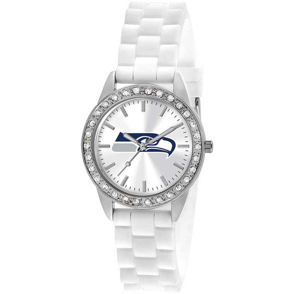 Seattle Seahawks Game Time Pro Womens Frost Watch