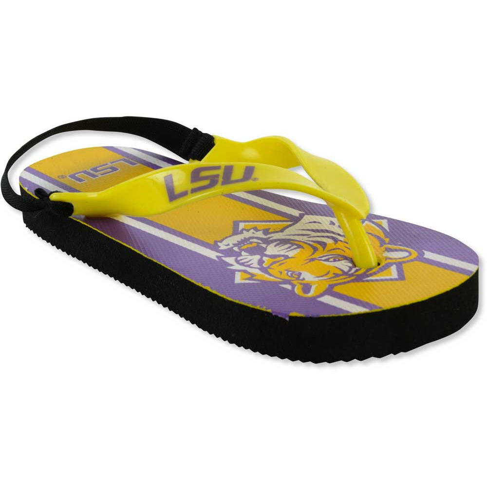 LSU Tigers Forever Collectibles Elastic Back Mascot Sandal