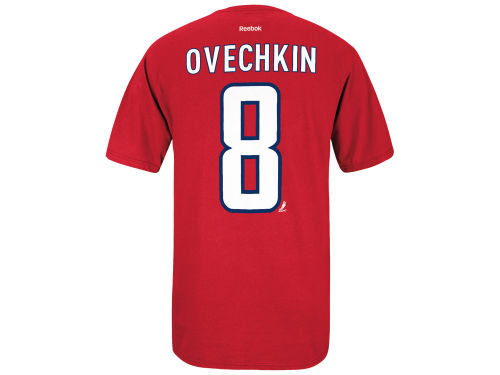 "Alexander Ovechkin" Reebok "NHL Men's Player T-Shirt"